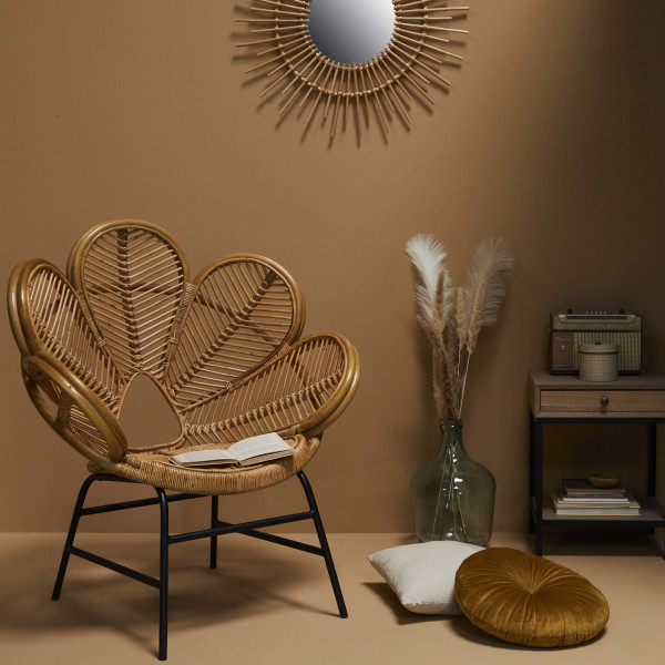 Fleur ratan armchair